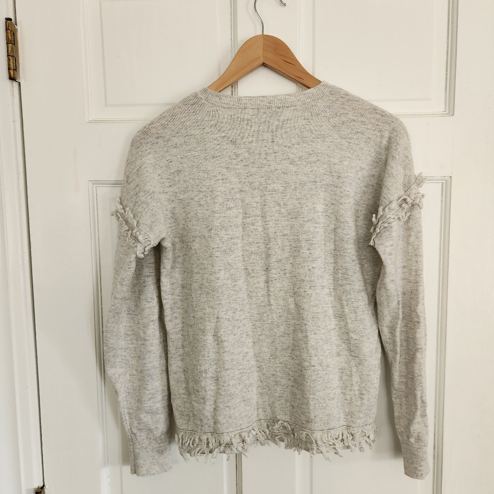 Vineyard Vines Fringe Drop Shoulder Sweater - Picture 3 of 5